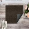 KOECKRITZ 18 in x 30 in Indoor/Outdoor Non Slip Heavy Duty Rubber Backed Doormat. Deep Grooves to Catch Outside Debris and Easy to Clean, Just Shake and Hose Off (Brown) view 1