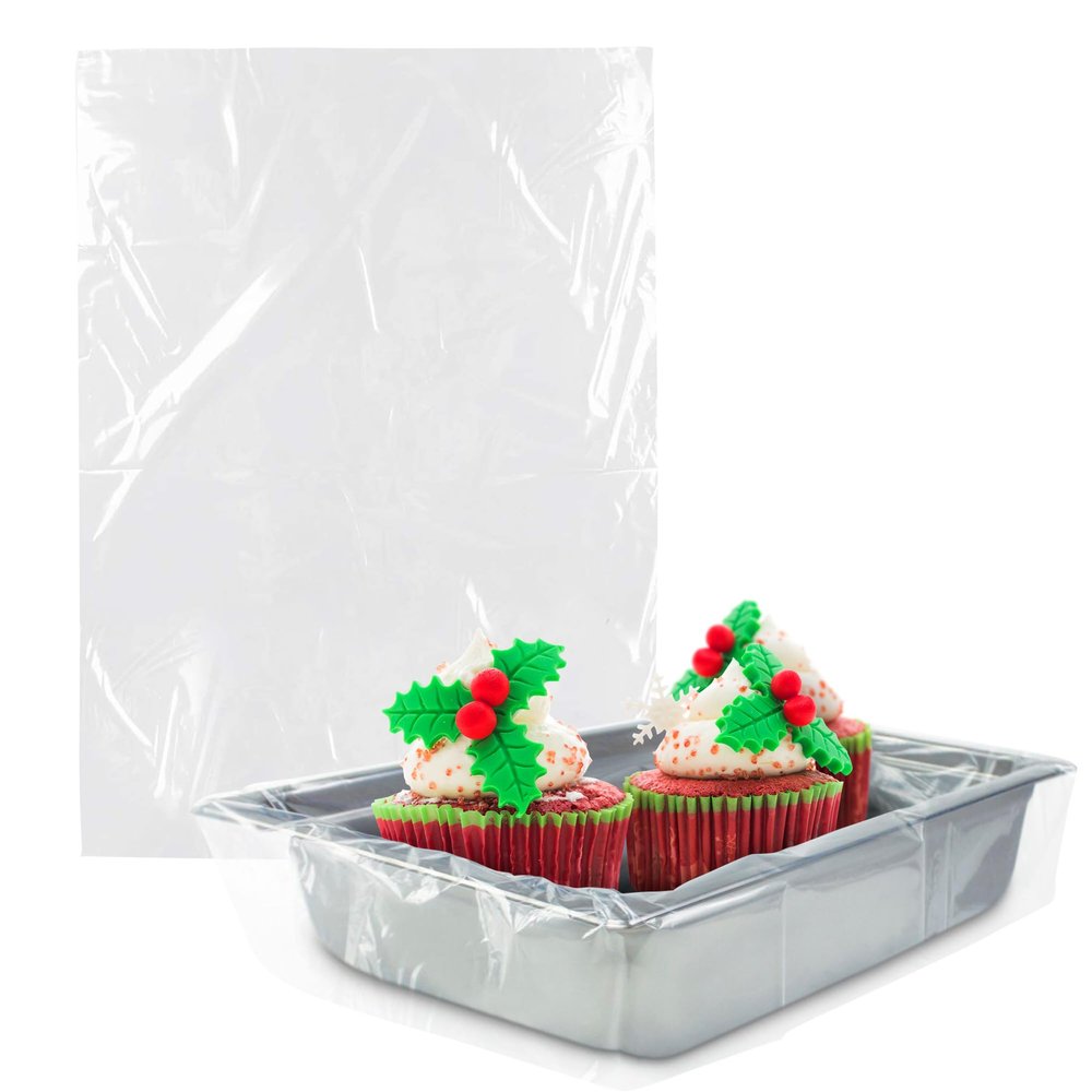 APQ Pack of 500 Steam Table Pan Liners 18" x 14" for 1/3 and 1/4 Size Pans. Polyethylene Liners by APQ Supply