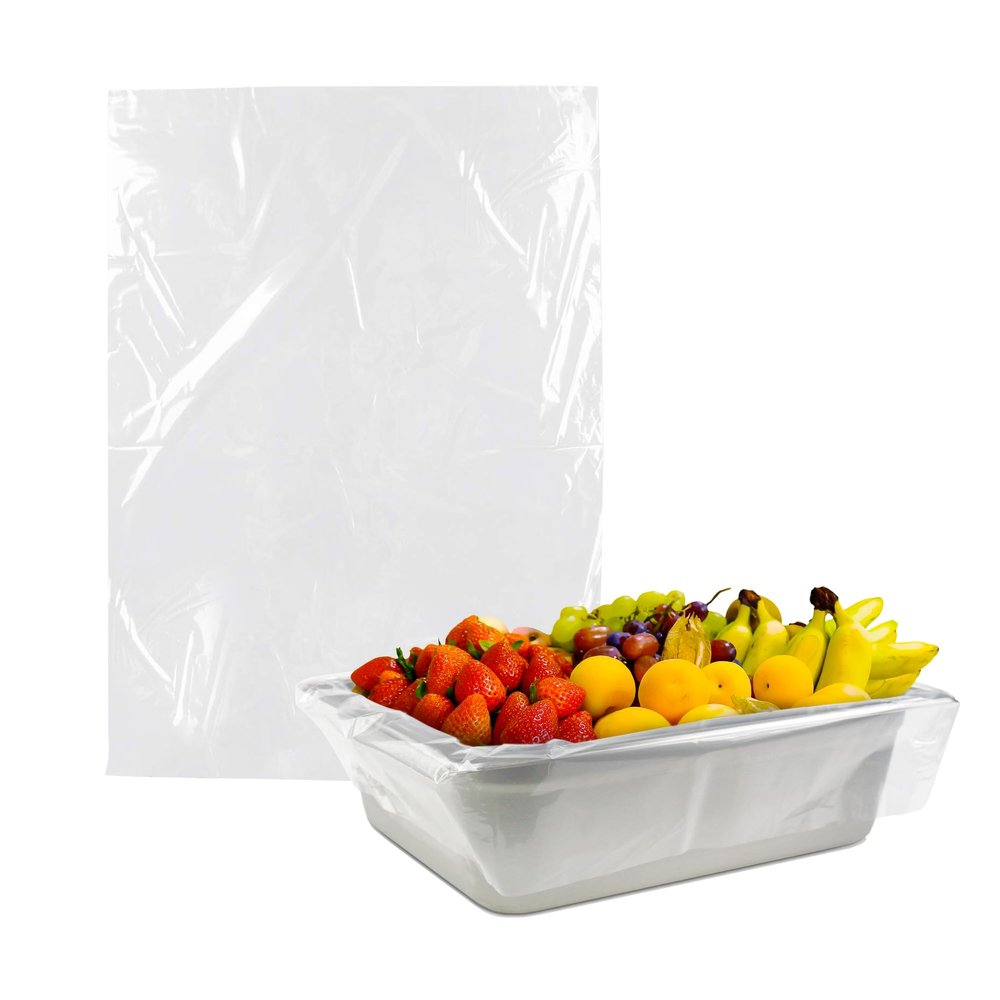 APQ Pack of 1000 Steam Table Pan Liners with Twist Tie 15 x 12. Disposable Polyethylene Pan Liners 15x12. Poly Bun Pan Covers for Caterers, Cafeterias, Restaurants.