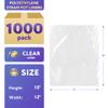 APQ Pack of 1000 Steam Table Pan Liners with Twist Tie 15 x 12. Disposable Polyethylene Pan Liners 15x12. Poly Bun Pan Covers for Caterers, Cafeterias, Restaurants. view 2