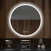 Blossom 24 Inches Large Modern LED Round Bathroom Vanity Mirror, Color Temperature Adjustable, Anti-Fog Dimmable Lights, Easy to Install, Wall Mounted Makeup Mirror with Smart Touch Button view 3