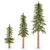 Vickerman 2' 3' 4' Natural Alpine Artificial Christmas Tree Set, Warm White LED Lights - Christmas Tree Set view 1