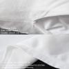 NTBAY Velvet Soft Solid Color Zipped Toddler Pillowcases, 2 Pack Cozy Luxury Zippered Plush Baby Travel Pillow Cases, 13x18 Inches, White view 2