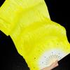 FZBNSRKO 1.8M 70.86" Belly Dance Silk Bamboo Fan Long Fans Veils Party Performance Morning Practice Long Fans(Yellow) view 3