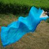 FZBNSRKO 1.8M 70.86" Belly Dance Silk Bamboo Fan Long Fans Veils Party Performance Morning Practice Long Fans(Blue) view 4