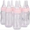 OOKI- 12 Pieces 4.25-Inches Baby Bottle Shower Favor,Mini Plastic Candy Bottle,Boy Girl Newborn Baby Baptism Birthday Party Decor (Pink) view 4