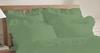 3 Piece Solid 25" Drop Dust Ruffle Bed Skirt 600TC Egyptian Cotton (Moss, Queen) view 2