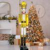 CDL 6ft Life Size Christmas Wooden Nutcracker King KK26 view 2