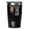 30th Wedding Anniversary for Wife Donald Trump Insulated Tumbler Happily Married Gifts You've Been A Great Wife For 30 Years Funny Gag Gifts From Husb view 1