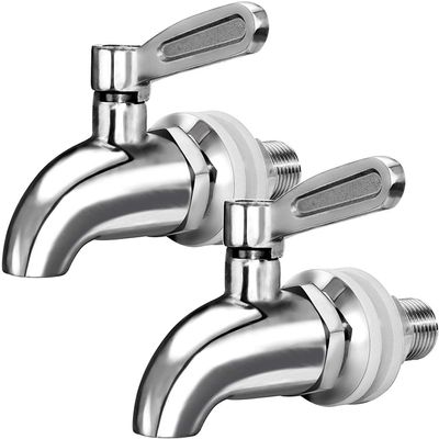 Replacement Spigot for Beverage Dispenser, Stainless Steel Spigot for Water Dispenser, Drink Dispenser Faucet, fits Berkey and other Gravity Filter systems as well, 2 Pack
