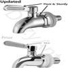 Replacement Spigot for Beverage Dispenser, Stainless Steel Spigot for Water Dispenser, Drink Dispenser Faucet, fits Berkey and other Gravity Filter systems as well, 2 Pack view 3