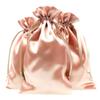 Knitial 6" x 9" Rose Gold Satin Gift Bags, Jewelry Bags, Wedding Favor Drawstring Bags Baby Shower Christmas Gift Bags 50 per Pack view 1