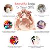 Knitial 6" x 9" Rose Gold Satin Gift Bags, Jewelry Bags, Wedding Favor Drawstring Bags Baby Shower Christmas Gift Bags 50 per Pack view 2