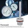 4 Inch Stainless Steel 1/2in Thermowell Kit Fast Ferment Thermometer Stainless Steel Thermometer Homebrew Fitting Accessories view 3