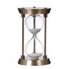 Bellaware 60 Minute Metal Hourglass Sand Timer, Decorative Large Size Sand Clock (Bronze) view 1