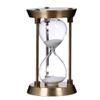 Bellaware 60 Minute Metal Hourglass Sand Timer, Decorative Large Size Sand Clock (Bronze) view 2