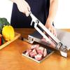 CGOLDENWALL Upgraded Manual Ribs Meat Chopper Slicer Stainless Steel Small Bone Meat Cutter Beef Mutton Household Vegetable Food Slicer Slicing Machine for Home Cooking view 1