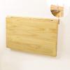 Folding Table, Solid Wood Wall-Mounted Folding Table, Table Thickness 1.8cm, Space-Saving Kitchen Dining Table, for Bedroom, Office view 3