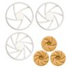 Set of 3 Aperture cookie cutters (Designs: 5, 7, and 9 Blades), 3 pieces - Bakerlogy view 1