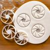 Set of 3 Aperture cookie cutters (Designs: 5, 7, and 9 Blades), 3 pieces - Bakerlogy view 2