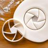 Set of 3 Aperture cookie cutters (Designs: 5, 7, and 9 Blades), 3 pieces - Bakerlogy view 3