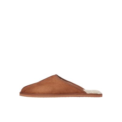Jack & Jones Men's Jfwdudely Microfiber Slipper Castlerock Mule, Brown, 9
