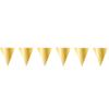 OAK TREE 649545 Metallic Solid Colour Bunting 20 Flags 20cm x 30cm 10m Rose Gold view 4