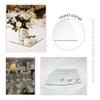 WGVI WGV Square Mirror Plate Sets Bulk 14" Width, 4.5 mm Thickness, Frameless Sanded Edges, Quality Thick Candle Tray, Home Event Party Wedding Table Centerpiece Wall Decor, 12 Pieces view 4