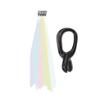 Black Scarf Clip Hangers for Retail, Economic Plastic Fine Garment Pinch Hooks, 1000 Pack view 1