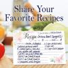 Recipe Set of 50 Blank Bridal Shower Stationery, Simple Floral Print, Write Ingredients and Directions, 4x6 Kitchen Note Sheets, Family & Friends Cooking Supplies for Parties or Events view 3