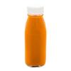 Restaurantware-French Countryside 10 Ounce Juice Bottles, 10 Square Juicing Bottles - With Tamper-Evident Caps, Reusable, Clear Glass Juicing Storage Bottle, For Smoothies, Milk, Tea, And More view 1