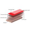 Foldable Table, Wall Mounted Floating Laptop Desk, Table Thickness 2.5cm, Space-Saving Children's Learning Table, 7 Sizes view 3