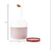 Restaurantware 2.5 qt Plastic Quick Pour Storage Container Bottle - with Brown Spout and Lid - Bar Storage Bottle - 5" x 5" x 15" - 1ct Box - Bar Lux view 4