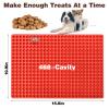 Palksky 468-Cavity Mini Round Silicone Mold/Chocolate Drops Mold/Dog Treats Pan/Semi Sphere Gummy Candy Molds for Ganache Jelly Caramels Cookies Pet Treats Baking Mold (1 Cavity - 0.02 Oz) view 3