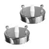 Othmro 2Pcs 3.1inch Ceiling Light Canopy Kit, Vintage Chandelier Ceiling Plate with Hook, Retro Pendant Light Canopy Kit with All Mounting Hardware for Hanging Chained Pendant Light or Chandelier view 1