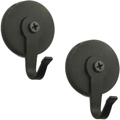 Magnetic Seasonal Wreath Hanger Over The Steel DoorSecures Wreaths and Decorations to Steel Door - for Christmas Wreath Front Door Hanger Hook Stand Rack - No Nails No Wires to Door ! - 2/PK