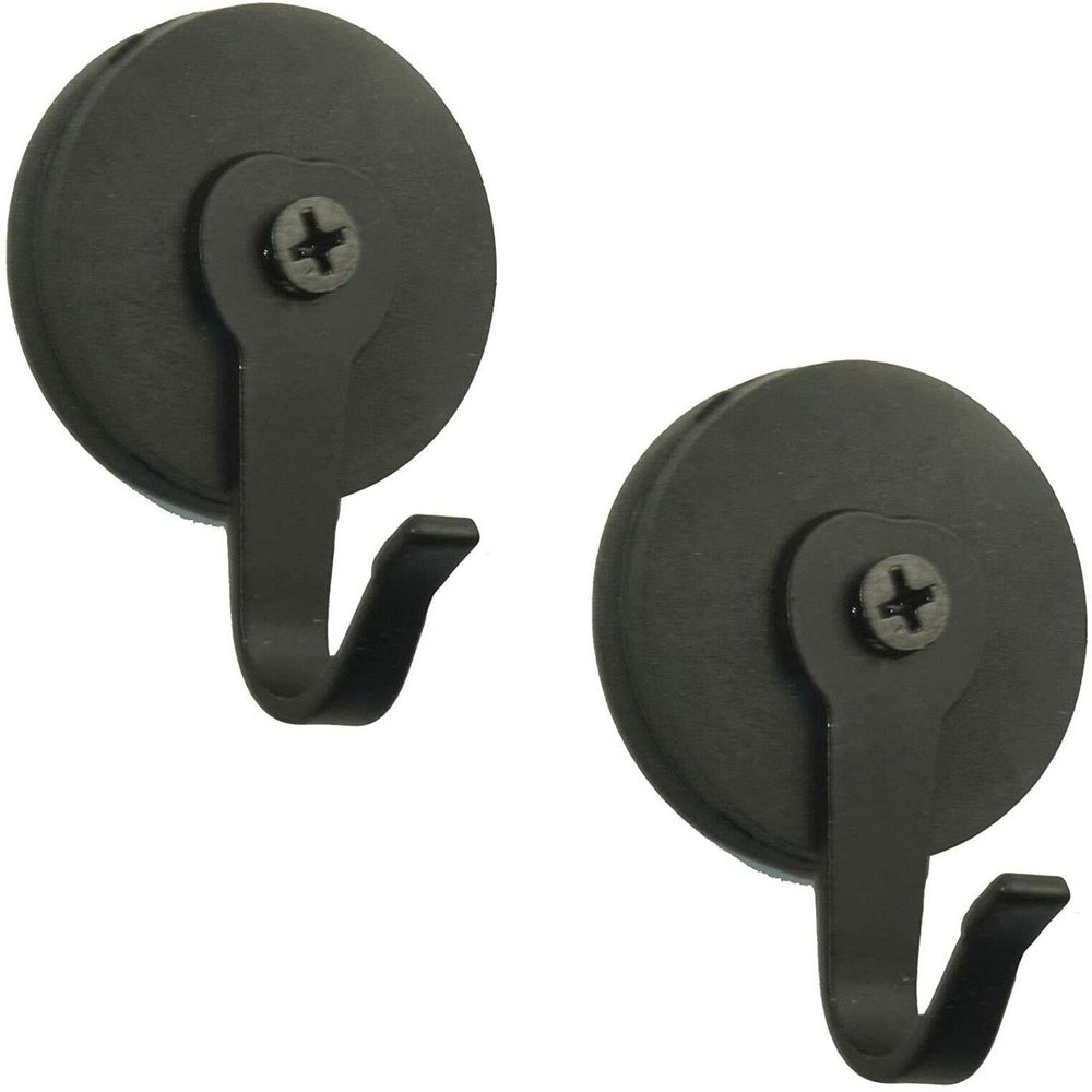 Magnetic Seasonal Wreath Hanger Over The Steel DoorSecures Wreaths and Decorations to Steel Door - for Christmas Wreath Front Door Hanger Hook Stand Rack - No Nails No Wires to Door ! - 2/PK