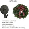 Magnetic Seasonal Wreath Hanger Over The Steel DoorSecures Wreaths and Decorations to Steel Door - for Christmas Wreath Front Door Hanger Hook Stand Rack - No Nails No Wires to Door ! - 2/PK view 2