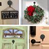 Magnetic Seasonal Wreath Hanger Over The Steel DoorSecures Wreaths and Decorations to Steel Door - for Christmas Wreath Front Door Hanger Hook Stand Rack - No Nails No Wires to Door ! - 2/PK view 4