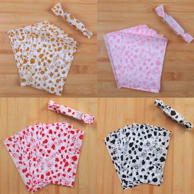 thefancypumpkin 200 Pcs Candy Bar Wrappers Candy Packaging Twisting Wax Papers Wedding Favors, The Cow Style