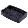 Bathroom Accessories Set 5 Piece Acrylic Modern Bath Organizer with Toothbrush Holder Dispenser Dish & Straw Tumbler for Bathroom Black view 4