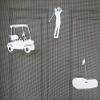 DCentral Golf Scene Flexible Vinyl Screen Magnes; Double-Sided. White-Easier to See Day & Night. Decorative. Helps to Stop Walking into Screens, for Non_RETRACTABLES,Size Varies Between 3" and 4" view 1