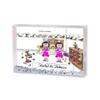 Personalized Friendly Folks Twin Sisters MINI Snow Globe Frame Gift view 1