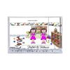 Personalized Friendly Folks Twin Sisters MINI Snow Globe Frame Gift view 2