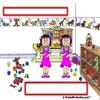 Personalized Friendly Folks Twin Sisters MINI Snow Globe Frame Gift view 3