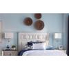 American Woodcrafters Brighten Antique White Wood Queen Panel Headboard view 2