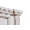American Woodcrafters Brighten Antique White Wood Queen Panel Headboard view 4