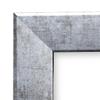 US Art Antique Silver 11x20 Picture Frame 1.25" Inch Wide - Silver Decor Handmade Frames with Preinstalled Hangers and UV Blocking Plexiglass Flat 20x11 Frame view 3
