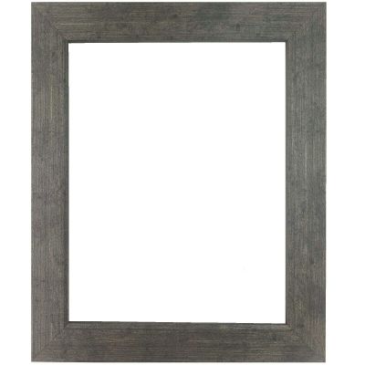 US Art 20x23 Italian Carbon Silver Flat 1.25 Inch, Smooth Wrapped Finish Wood Composite Wall Decor Picture Poster Frame