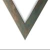 US Art 15x15 Seaweed Green Gold Flat 1.25 Inch, Smooth Wrapped Finish Wood Composite Wall Decor Picture Poster Frame view 3